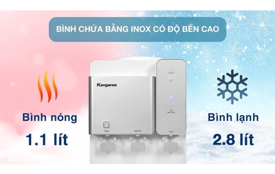 Máy làm nóng lạnh nước uống Kangaroo KG65A3