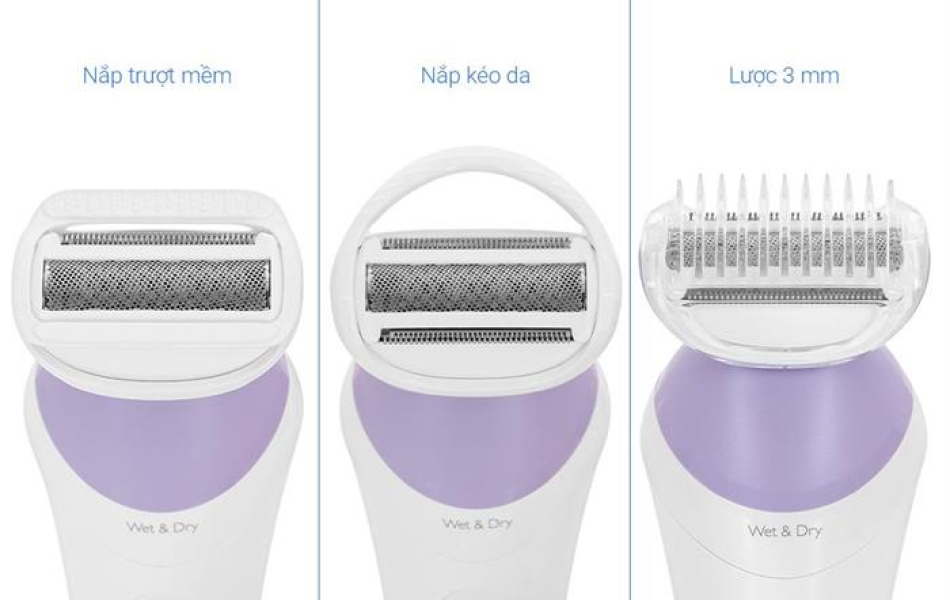 Máy làm sạch lông Philips cho nữ BRL136/00