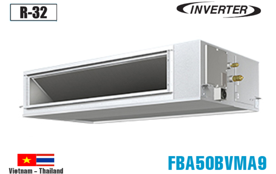 Máy lạnh âm trần nối ống gió cao cấp Daikin Inverter 2HP FBA50BVMA9/RZF50CV2V