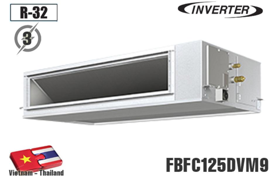 Máy lạnh âm trần nối ống gió Daikin Inverter 5HP FBFC125DVM9/RZFC125DY1 3 pha