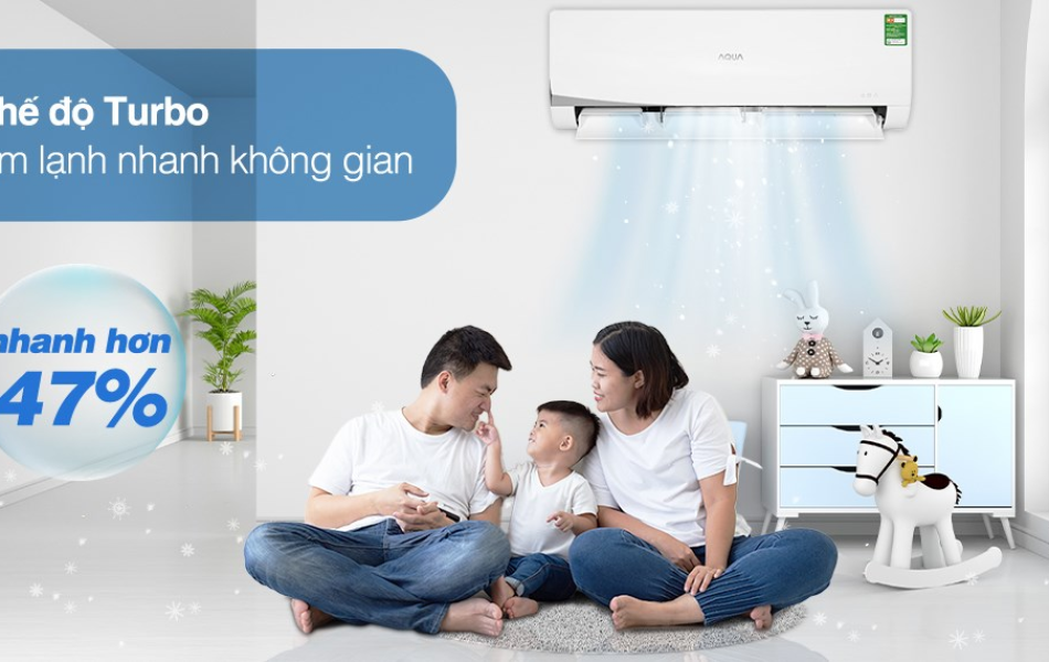 Máy lạnh Aqua Inverter 1.5HP AQA-RV13ME