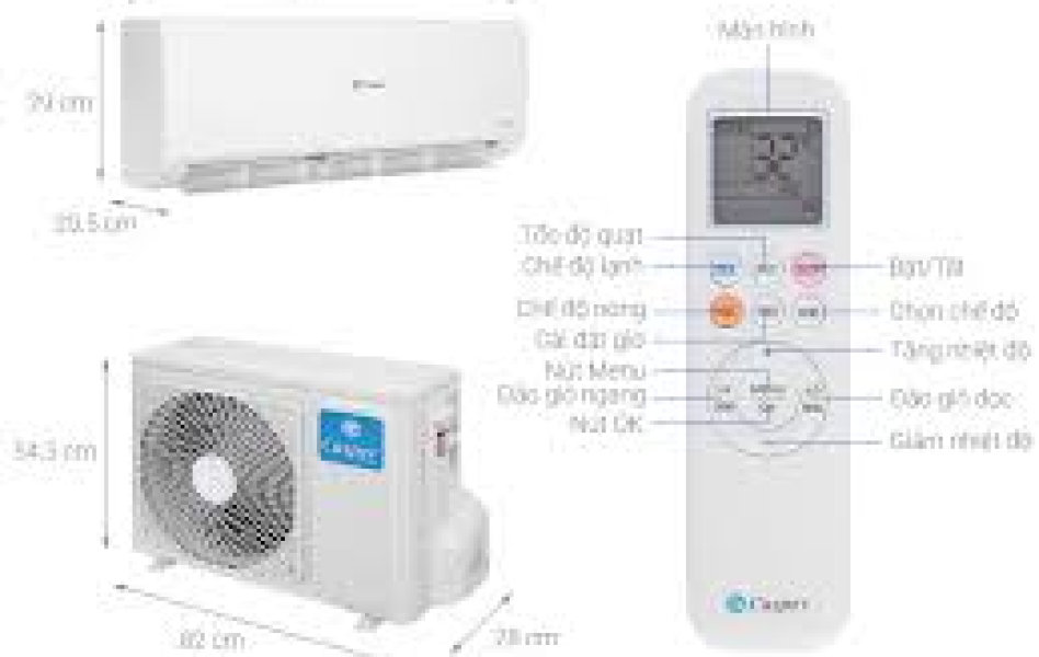 Máy lạnh Casper Inverter 2.5HP GC-24IS35