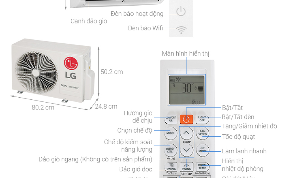 Máy lạnh LG Inverter 1HP V10WIN1