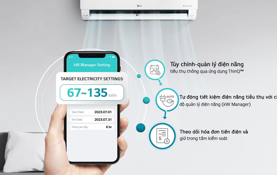 Máy lạnh LG Inverter 2 HP IEC18M2 Mới 2026