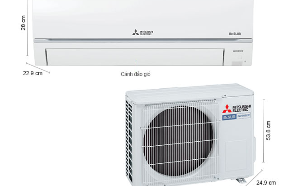 Máy lạnh Mitsubishi Electric Inverter 1.5HP MSY-GR35VF MỚI