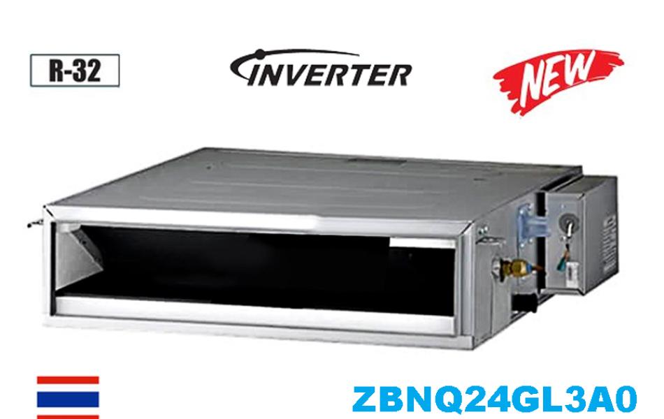 Máy Lạnh Nối Ống Gió LG Inverter 2.5 HP ZBNQ24GL3A0 - Áp suất tĩnh thấp