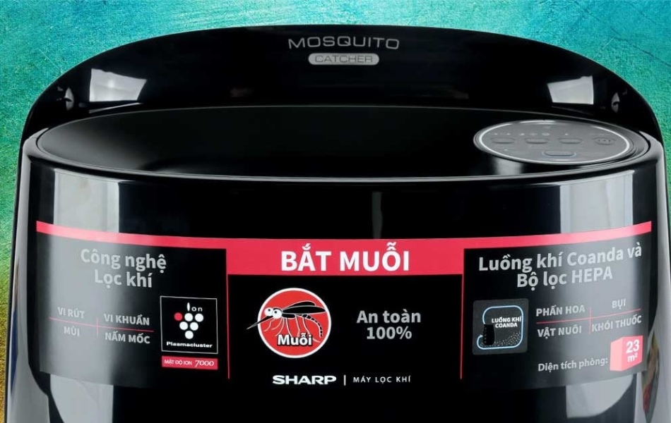 Máy lọc không khí và bắt muõi Sharp FP-JM30V-B