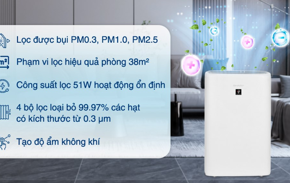 Máy lọc không khí Sharp KI-N50V-W
