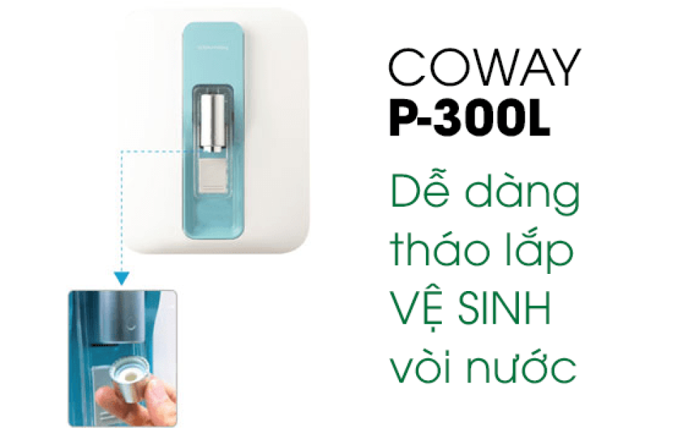 Máy Lọc Nước COWAY Nadi P-300L Không Dùng Điện - Nhập Khẩu Hàn Quốc