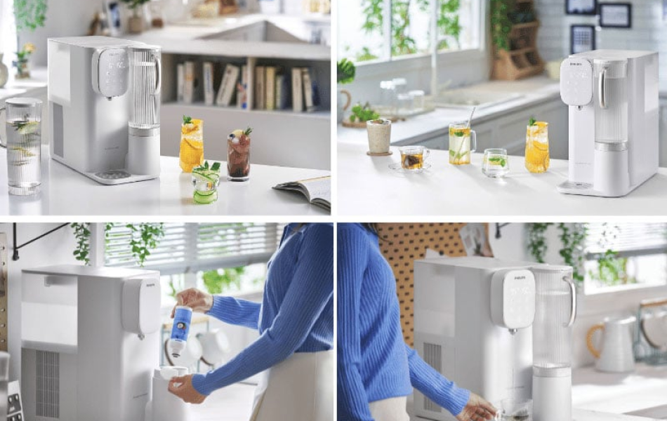 Máy lọc nước để bàn RO nóng lạnh nguội Philips ADD6912WH/74