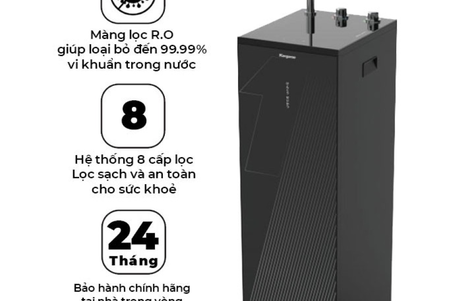 Máy lọc nước Kangaroo Hydrogen Infinity nóng lạnh KG10A9I