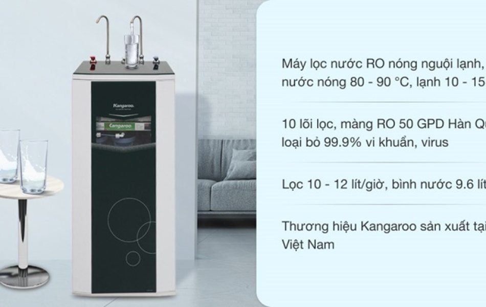 Máy lọc nước Kangaroo nóng lạnh KG10A3