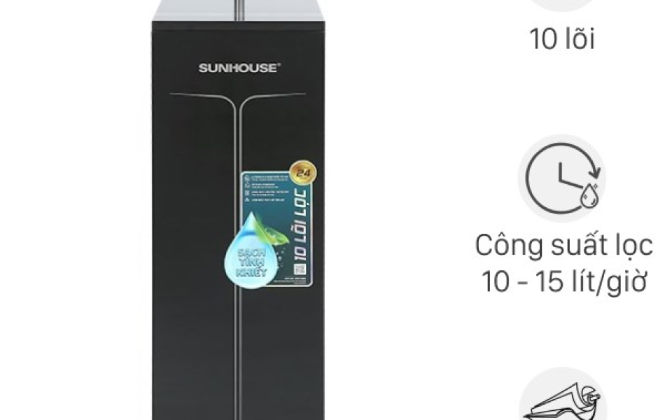 Máy lọc nước R.O 10 lõi SUNHOUSE SHA88113K