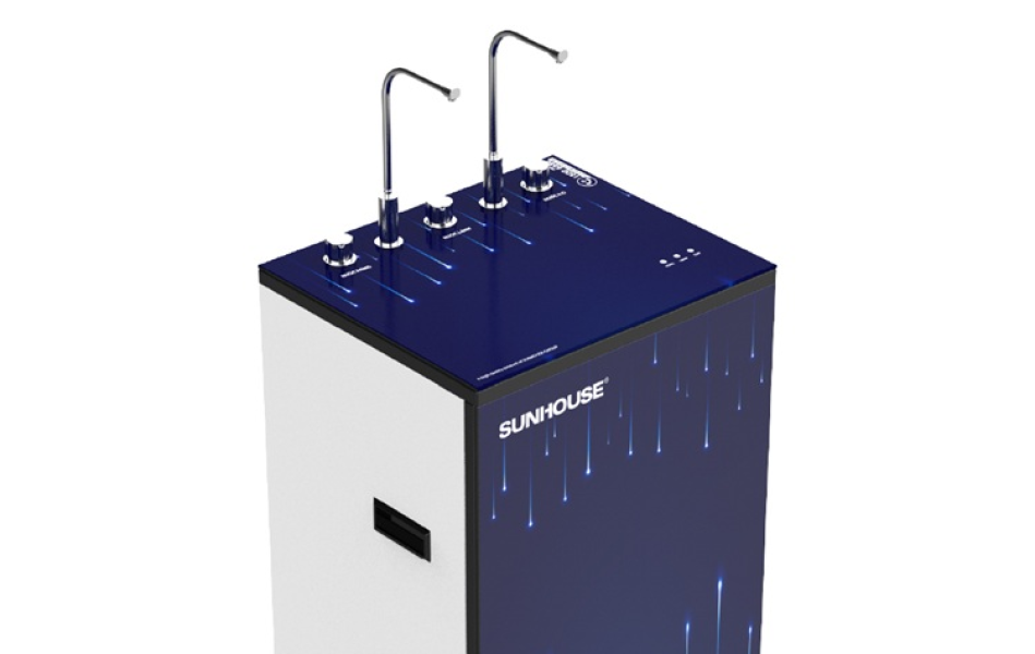 Máy lọc nước R.O nóng lạnh 10 lõi SUNHOUSE SHA76216CK