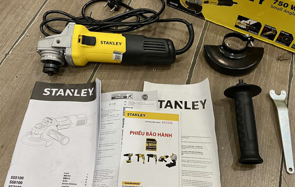 Máy mài góc 750W Stanley SG7100