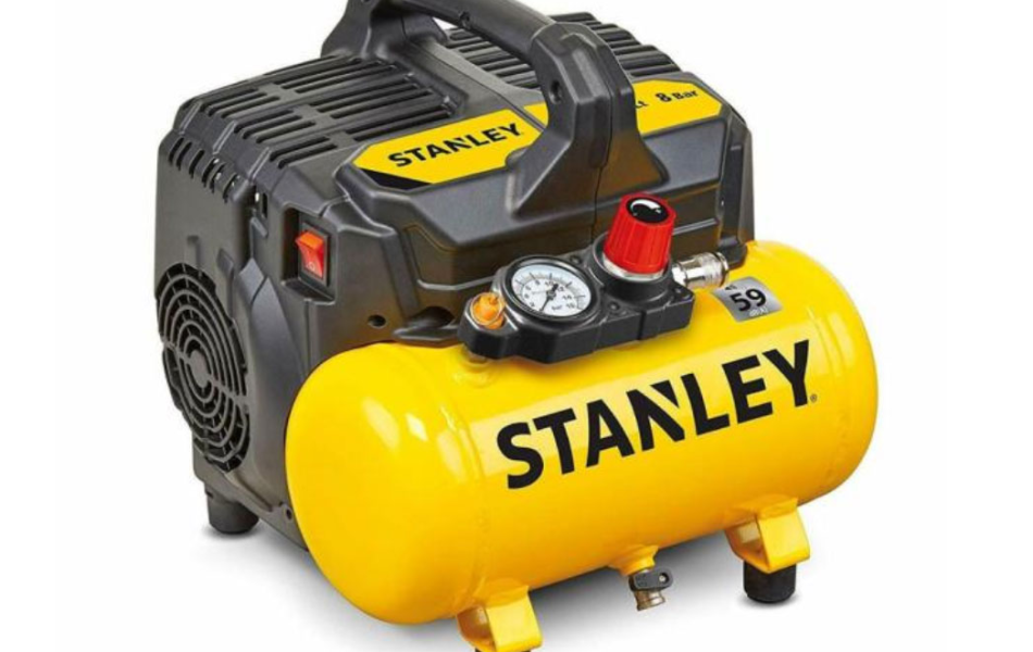 Máy nén khí Stanley DST10086 1HP - 6 lít, không dầu