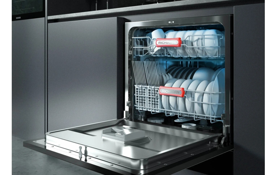 Máy rửa bát Richborn RBDG6064MQ (12 bộ - sấy chuyên biệt)