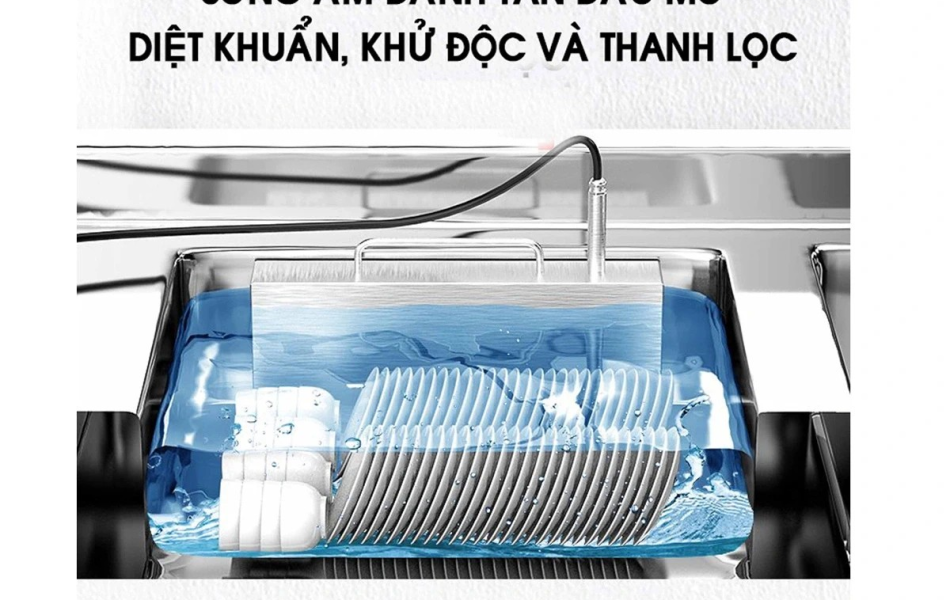 Máy rửa chén bát công nghiệp UltraSonic Texgio Classic TGU-2400SD - 400 chiếc