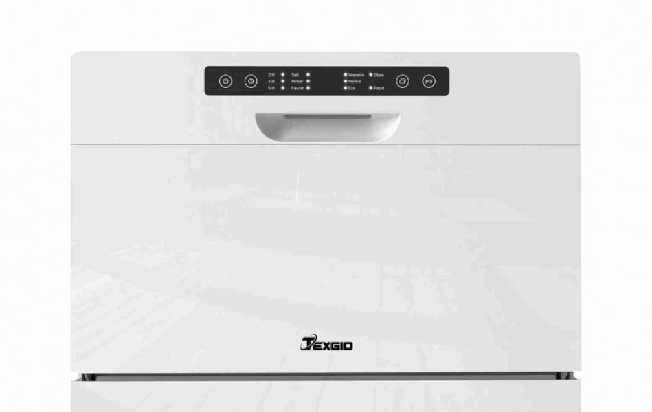 MÁY RỬA CHÉN Texgio TG-DT2022A Mini 6 Bộ Sấy Nhiệt Dư