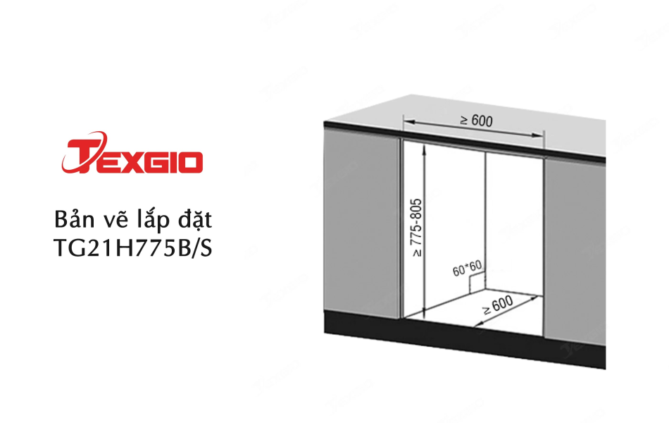 Máy rửa chén Texgio TG21H775S