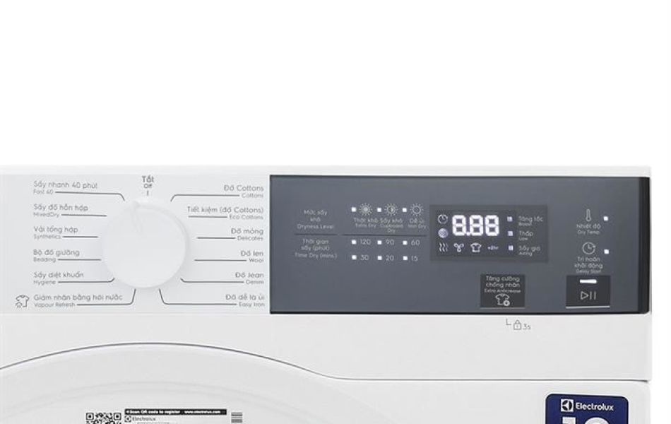 Máy sấy thông hơi Electrolux UltimateCare 9 kg EDS904H3WC