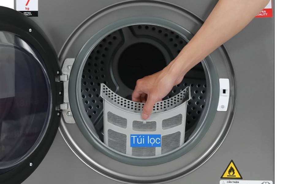 Máy sấy thông hơi 7 kg Toshiba TD-H80SEV(SK)