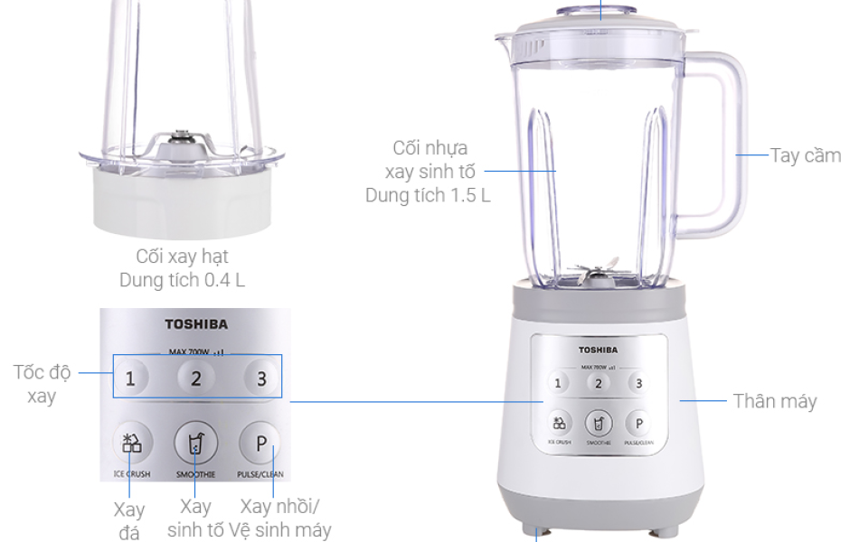 MÁY XAY SINH TỐ TOSHIBA BL-70PR1NV