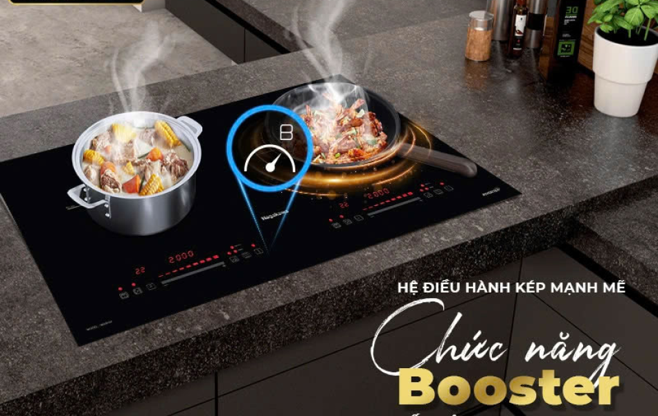 Bếp Điện Từ Đôi Nagakawa NDI9191