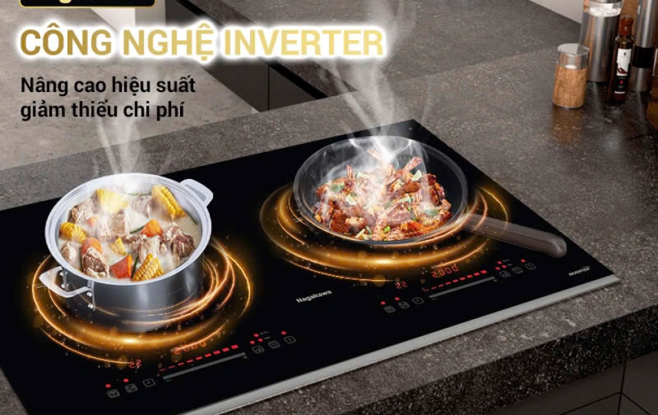 Bếp Điện Từ Đôi Nagakawa NDI9191