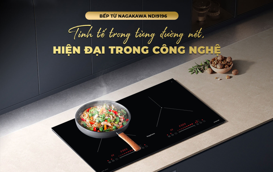 Bếp Điện Từ Đôi Nagakawa NDI9196 4000W