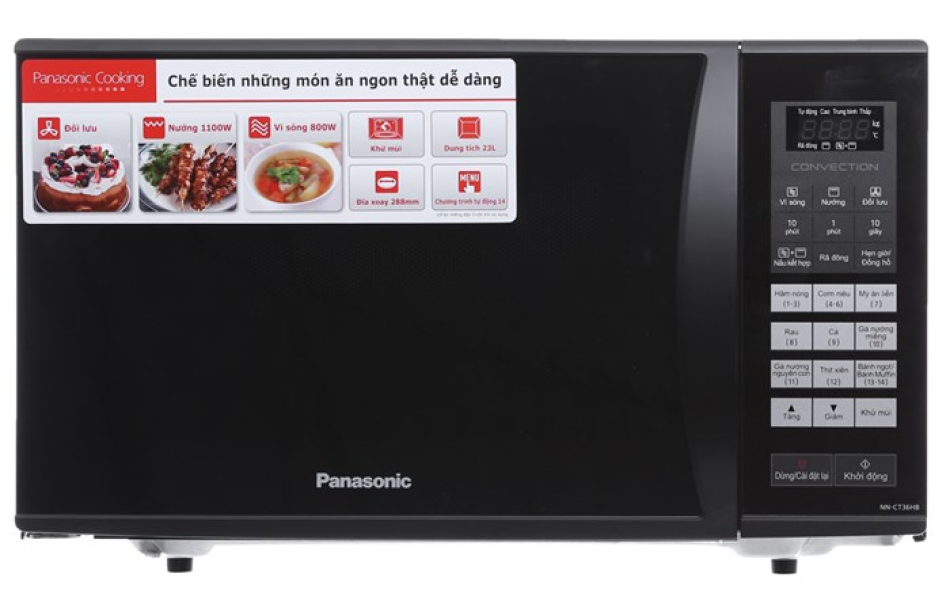 Lò vi sóng có nướng Panasonic NN-CT36HBYUE 23 lít 