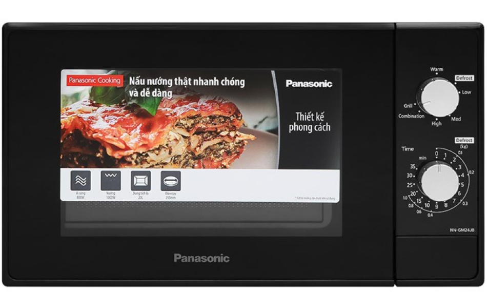 Lò vi sóng có nướng Panasonic NN-GM24JBYUE 20 lít
