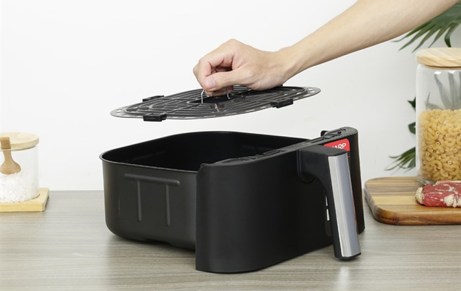 Nồi chiên không dầu Sharp KF-AF60EV-BK