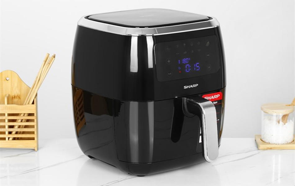 Nồi chiên không dầu Sharp KF-AF68EPV-BK