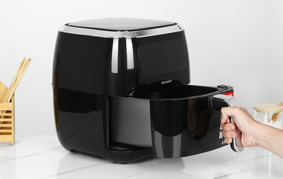 Nồi chiên không dầu Sharp KF-AF68EPV-BK