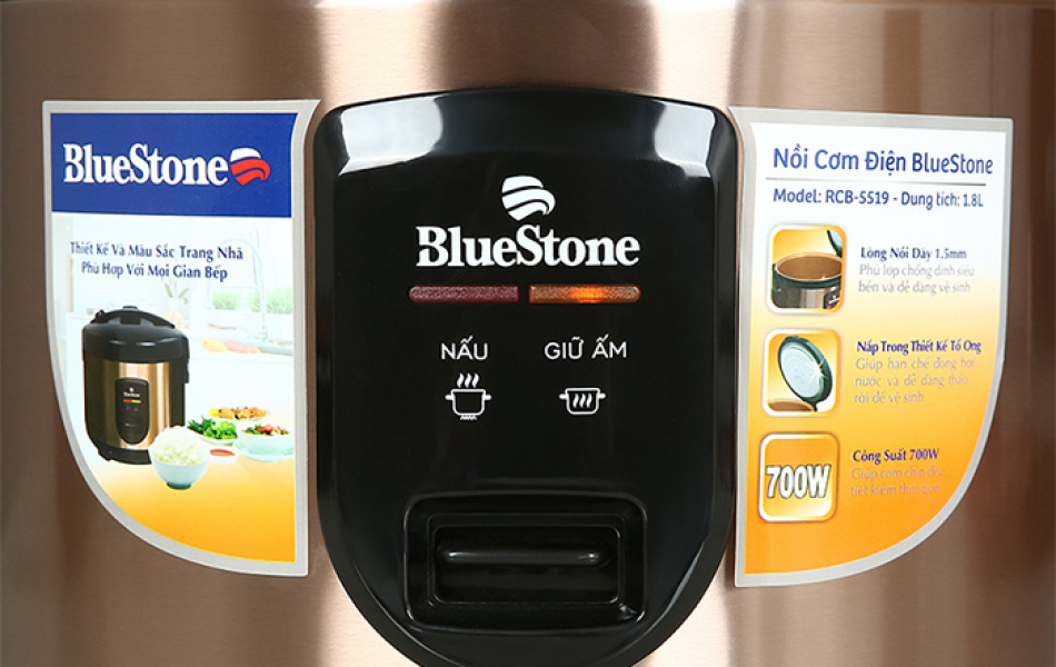 Nồi cơm điện Bluestone RCB-5519 1.8 lít
