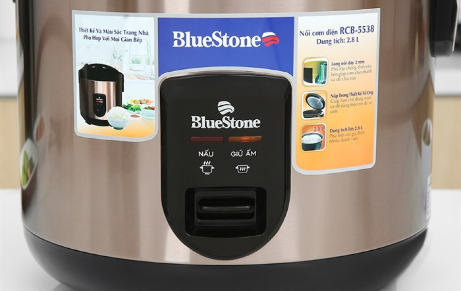 Nồi cơm nắp gài BlueStone 2.8 lít RCB-5538