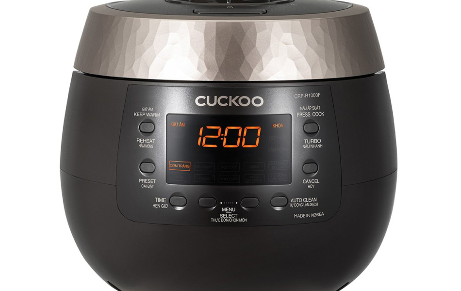 Nồi cơm điện tử áp suất Cuckoo 1.8 lít CRP-R1000F/BKGBCRVNCV
