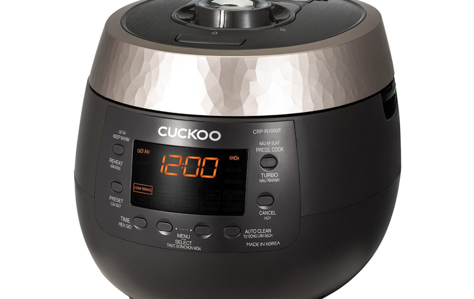 Nồi cơm điện tử áp suất Cuckoo 1.8 lít CRP-R1000F/BKGBCRVNCV