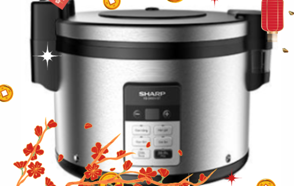 Nồi cơm điện tử công nghiệp Sharp KS-5400V-ST