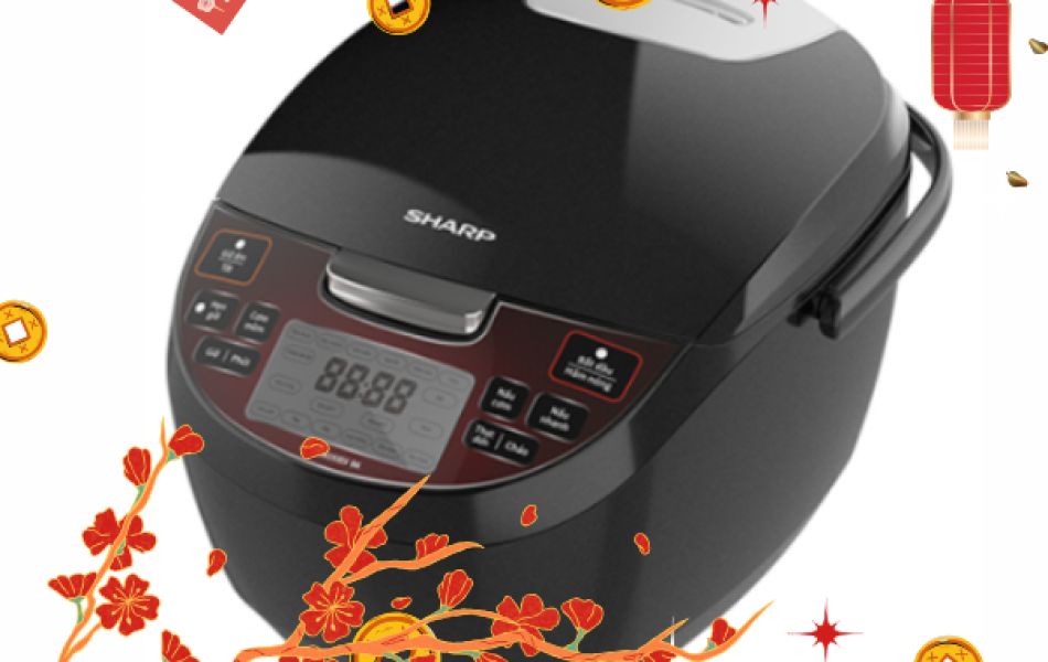 Nồi cơm điện tử Sharp KS-COM193EV-BK