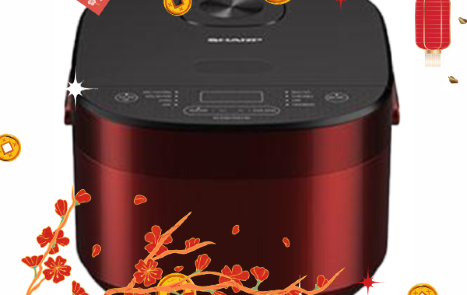 Nồi cơm điện tử Sharp KS-COM194EV-RD