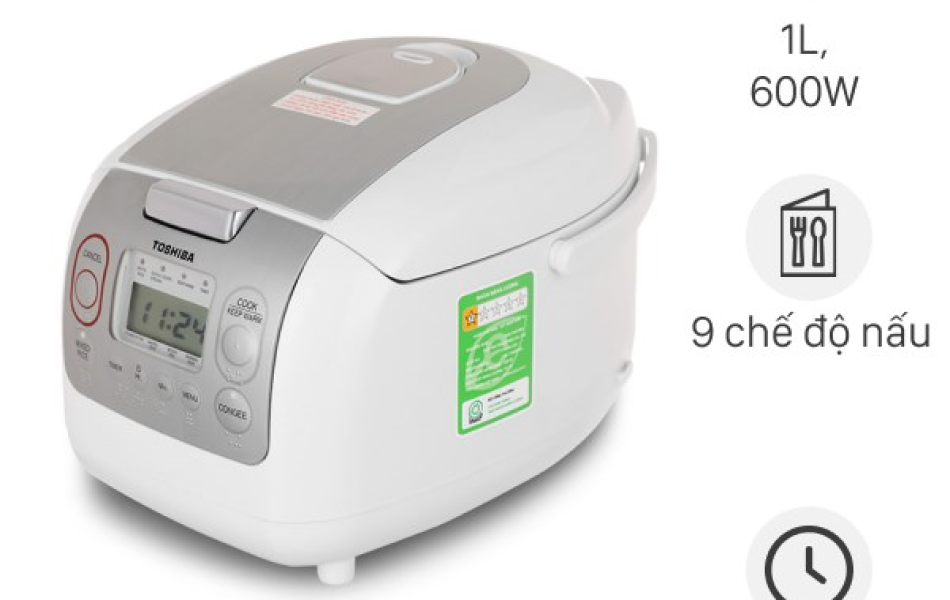 NỒI CƠM ĐIỆN TỬ TOSHIBA RC-10NMFVN(WT)