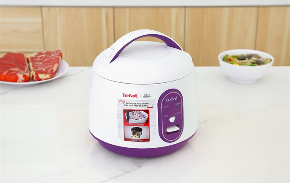 Nồi cơm nắp gài Tefal 0.7 lít RK224168