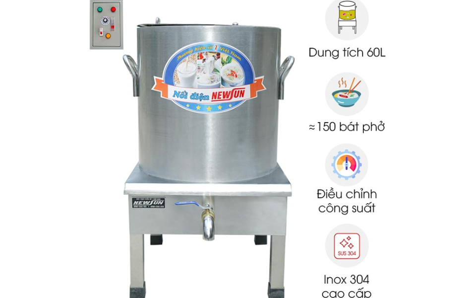  Nồi nấu phở NewSun 60 lít