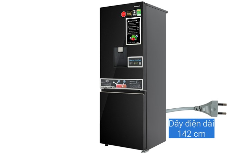 Tủ lạnh Panasonic Inverter 300 lít NR-BV331WGKV