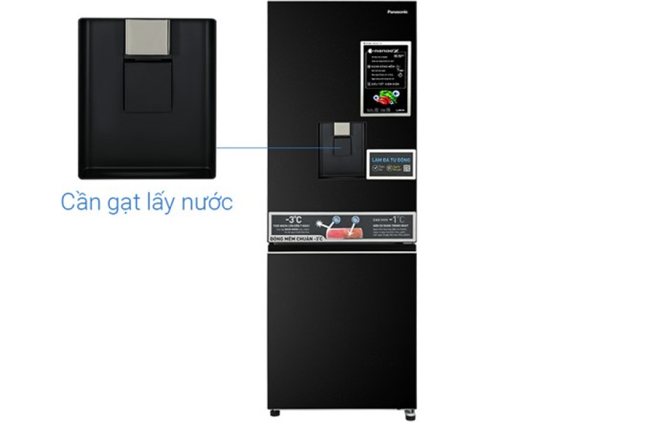 Tủ lạnh Panasonic Inverter 300 lít NR-BV331WGKV