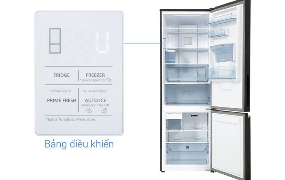 Tủ lạnh Panasonic Inverter 325 lít NR-BV361WGKV