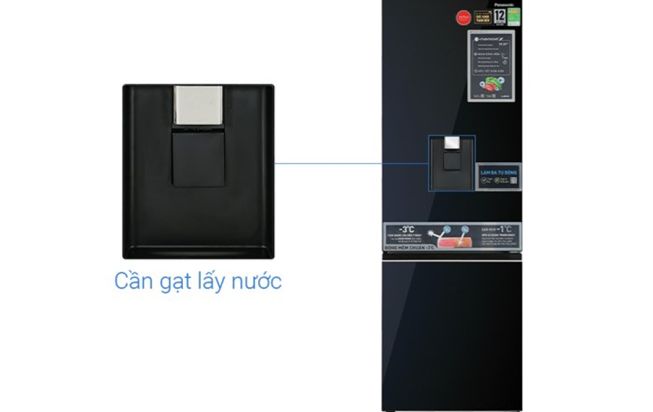 Tủ lạnh Panasonic Inverter 325 lít NR-BV361WGKV