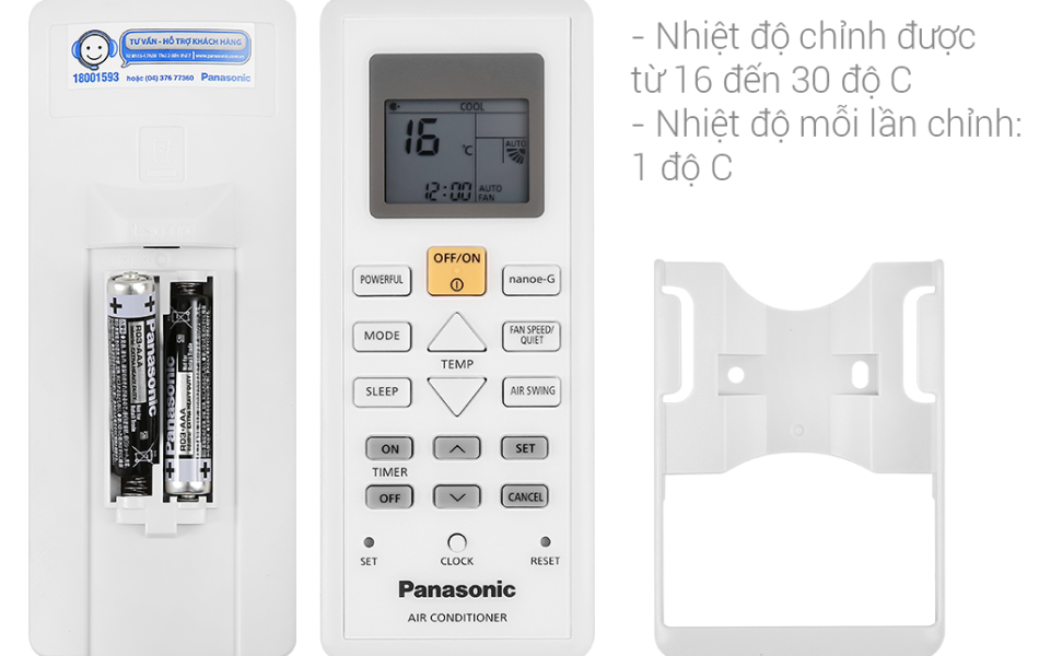 Máy lạnh Panasonic 18000BTU 1 chiều inverter cao cấp XU18BKH-8 (Model 2025)